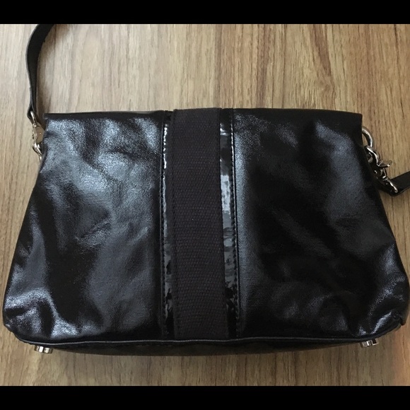 Jessica Simpson small black clutch with strap - Picture 2 of 6
